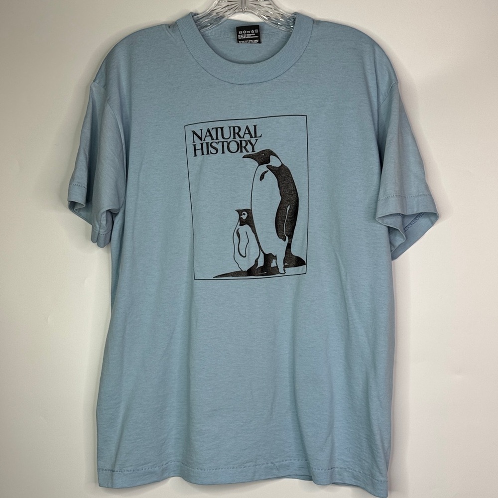 FOTL Best Natural History Blue Tshirt Single Stitch Large